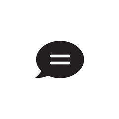 Chat icon symbol vector illustration