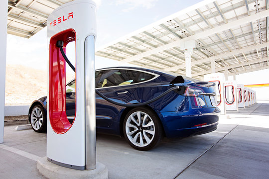Tesla Model 3 Charging