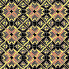 Seamless mexican pattern for printing on paper or fabric. Vector