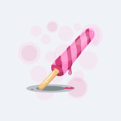 ice cream cartoon design vector