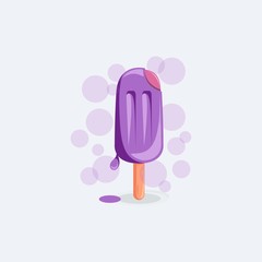 ice cream cartoon design vector