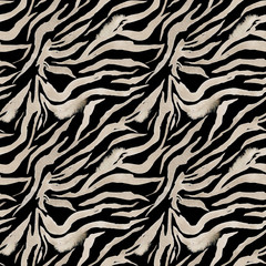 Watercolor zebra skin seamless pattern © AnnaNenasheva