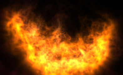 Abstract background imitating a pillar of fire.