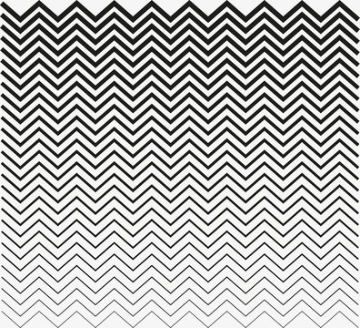 Zig zag horizontal lines. Vector illustration, flat design.