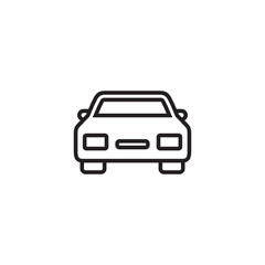 Plakat Car icon symbol vector illustration