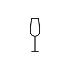 Champagne icon symbol vector illustration