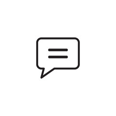 Chat icon symbol vector illustration