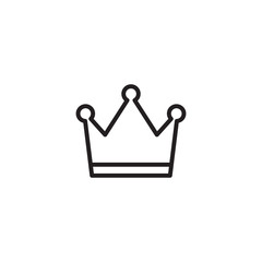 Crown icon symbol vector illustration