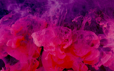 Stylish modern technology background. Magic scarlet space abstract background.