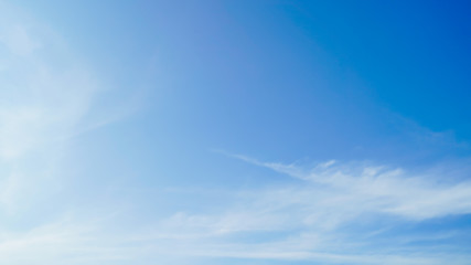 blue sky with cloud At phuket Thailand border, Thailand - Malaysia.