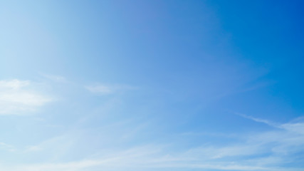 blue sky with cloud At phuket Thailand border, Thailand - Malaysia.
