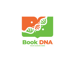 gen book design logo vector, education design concept
