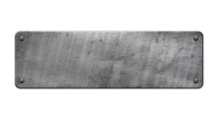 Old metal plate background