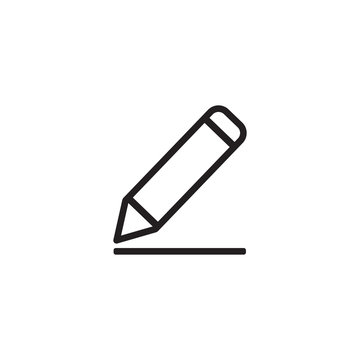 Pencil icon symbol vector illustration