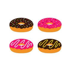 Donut Vector Design Illustration