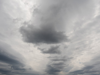 Fototapeta na wymiar Dramatic dark storm sly clouds abstract background.