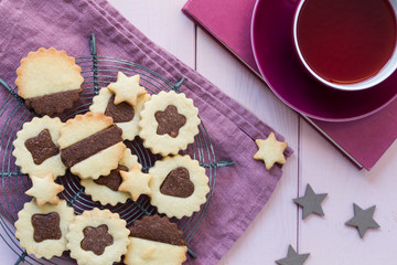 Schwarz-Weiß-Gebäck