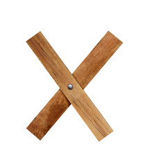 WOOD FONT ,WOODEN PLANK FONT LETTER X