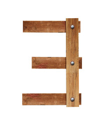 WOOD FONT ,WOODEN PLANK FONT NUMBER 3