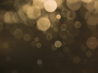 Bokeh made from water vapour and light, abstract bokeh background. 