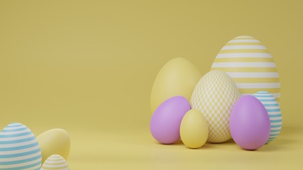 Easter egg holiday background