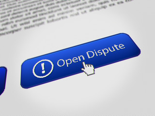 Mouse Cursor Clicking " Open Dispute " Button