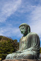 Great Buddha of Kamakura or Kamakura Daibutsu is a World Heritage Site by UNESCO at Kotoku-in Temple.