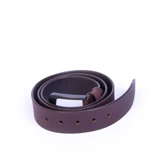belt or brown colour belts on a background new.