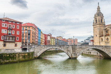 Bilbao old town views, Spain