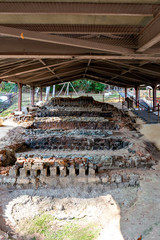 Ruin of kiln in Sanda city, Hyogo prefecture, Japan