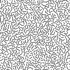 Irregular ink dashes handdrawn seamless pattern