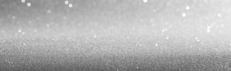 white and silver bokeh abstract background