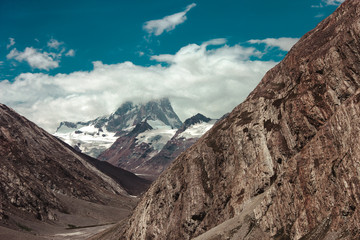 Landscape of mountains