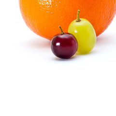 Grape or fresh grapes on a background new.