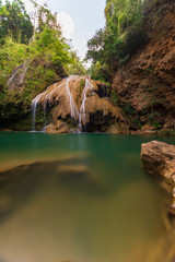 Waterfalls in the Northern Thailand National Park, Lamphun Province, Thailand.