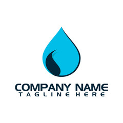 water drop Logo Template vector illustration design