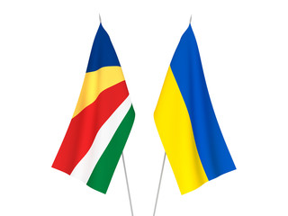 Ukraine and Seychelles flags