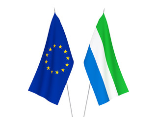 European Union and Sierra Leone flags