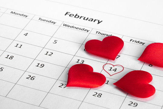 Valentine's day calendar - Powered by Adobe