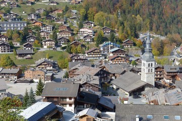 Fototapeta premium La Clusaz en Savoie