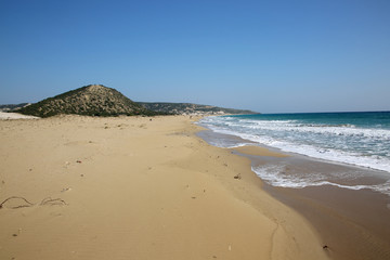 Altinkum Strand oder Golden Beach, schönster Strand Nordzyperns