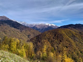 sochi, mountains panorama
