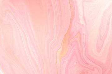 Pink Acrylic Pour Color Liquid marble abstract surfaces Design.