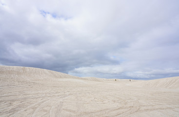 Day view of the Lancelin sand dunes in Western Australia