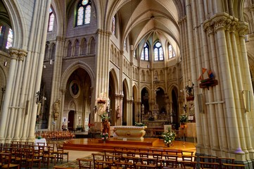 Fototapeta na wymiar Eglise de Cancale, Ile-et-Vilaine, Bretagne, France 