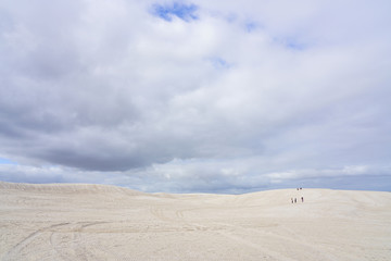 Day view of the Lancelin sand dunes in Western Australia