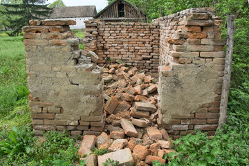 Wall and the bricks were demolished