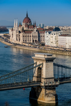 the parliament in Budapest in Hungary