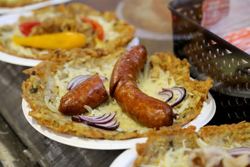 Luncheon meat foodish name is kolbasz sauseges for sale