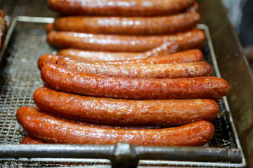 Luncheon meat foodish name is kolbasz sauseges for sale